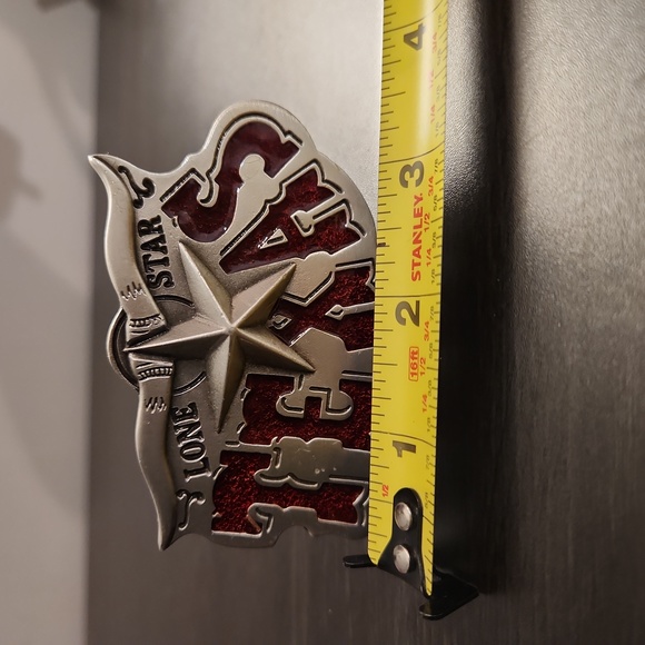True Vintage 1980 Texas Lone Star Belt Buckle